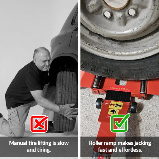 Portable Tire Jack Lifter Tool