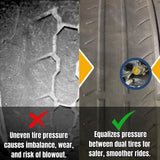 Dual Tire Pressure Equalization System