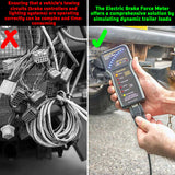 Electric Brake Force Meter with Dynamic Load Simulation and Circuit Testing