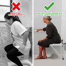 Folding Shower Seat w/ Safety Grab Bar-3