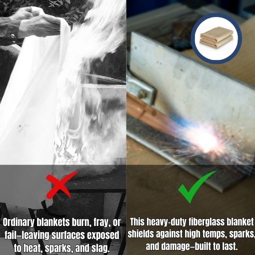 Heavy Duty Fiberglass Welding Blanket