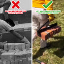 Soft Grip Brick Tongs-3