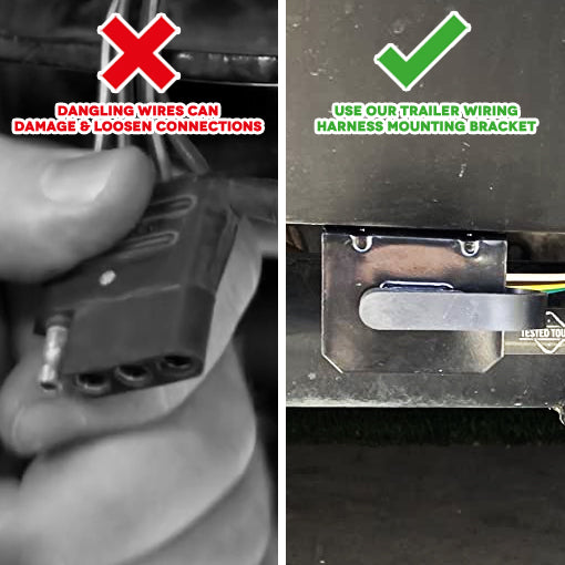 Trailer Wiring Harness Mounting Bracket