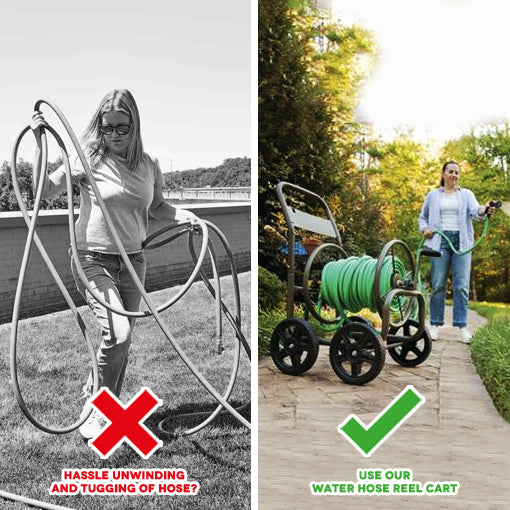 Water Hose Reel Cart
