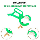 3-in-1 Side Mount Can Tap Valve-8