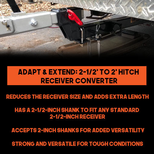34-inch Trailer Hitch Receiver Extender