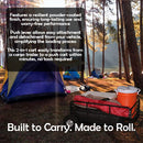2-in-1 Hitch Cargo Carrier & Hand Push Cart-4