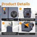 30 Amp RV Power Outlet Box with Breaker-4
