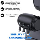 3 in 1 Retractable Phone Charger Station Box-4