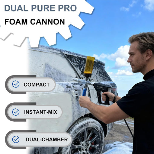 Pressure Washer Dual-Bottle Mini Soap Cannon