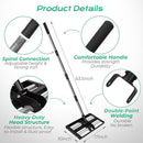 Lawn Leveling Rake with Aluminum Rollers-4