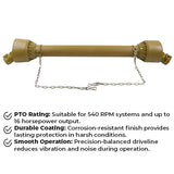 PTO Driveline 540 RPM Replacement