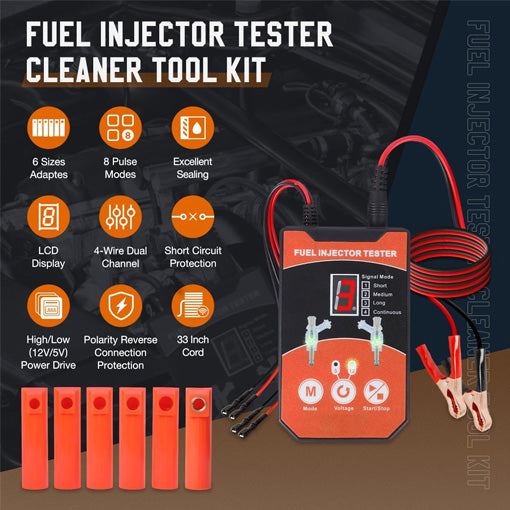 Universal Fuel Injector Tester Cleaner Tool Kit