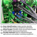 Hydraulic Hose Management Protector and Tagging Wraps-4