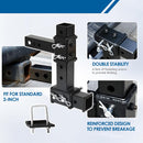 2-in-1 Drop/Rise Trailer Hitch Adapter-4