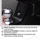 Anti-Rattle Silent Trailer Hitch Ball Mount-4