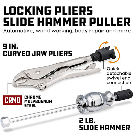 Locking Pliers Slide Hammer Puller