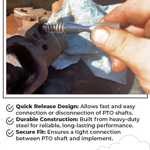 PTO Power Take Off Pin Yoke Quick Release