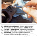 PTO Power Take Off Pin Yoke Quick Release-4