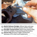 PTO Power Take Off Pin Yoke Quick Release