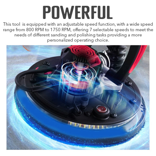 Electric Drywall Sander with Vacuum Dust Collector