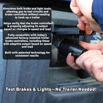 Electric Brake Force Meter with Dynamic Load Simulation and Circuit Testing
