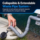 RV Collapsible Waste Pipe System Kit-4