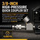3/8" 10,000 PSI High Pressure Hydraulic Quick Coupler Set-4