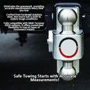 Gooseneck Hitch Insert Ball with Built-in Tongue Weight Gauge-4