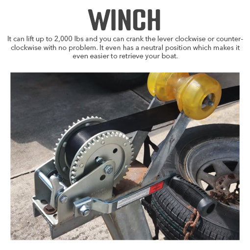 Heavy Duty Trailer Boat Winch