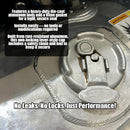 Non-Locking Aluminum Lever Style Diesel Fuel Cap for Peterbilt-4