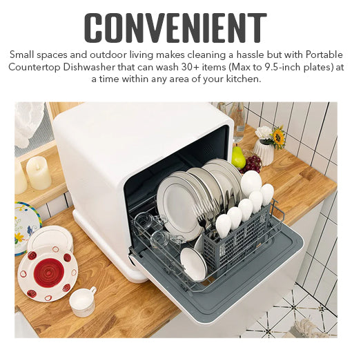 Portable Countertop Dishwasher
