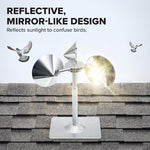 Reflective Spinning Bird Deterrent