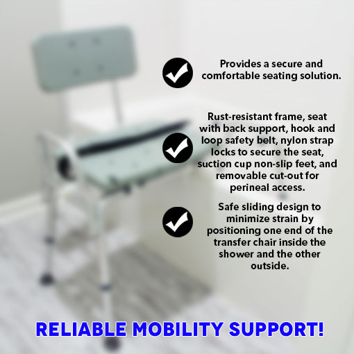 Transfer Bench and Shower Chair