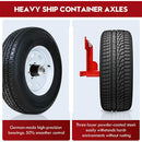 Heavy-Duty Shipping Container Wheel Axles-5