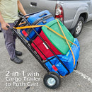 2-in-1 Hitch Cargo Carrier & Hand Push Cart-5