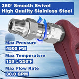 Anti-Twist 3/8” NPT Pressure Washer Swivel Fitting