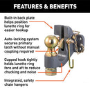 Ball and Pintle Hitch Hook Combination-5
