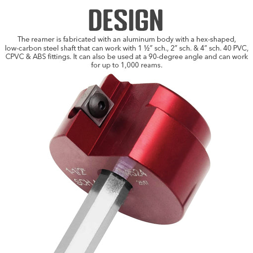 Efficient PVC Pipe Reamer