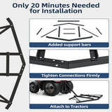 66" Heavy Duty Drag Harrow for Tractor, ATV, UTV, Mower