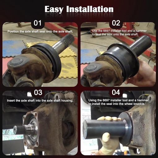Wheel Knuckle Vacuum Oil Seal Installer