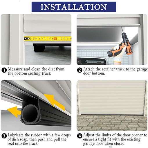 Aluminum and Vinyl Garage Door Bottom Seal