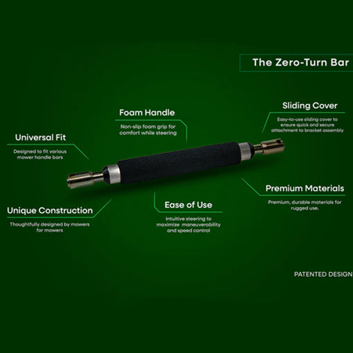 Zero-Turn Lawn Mower Single-Handed Steering Bar
