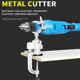 360° Bench Vise Electric Drill Stand Holder