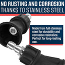 Quick-Connect Stainless Steel Rinsing Nozzle-5