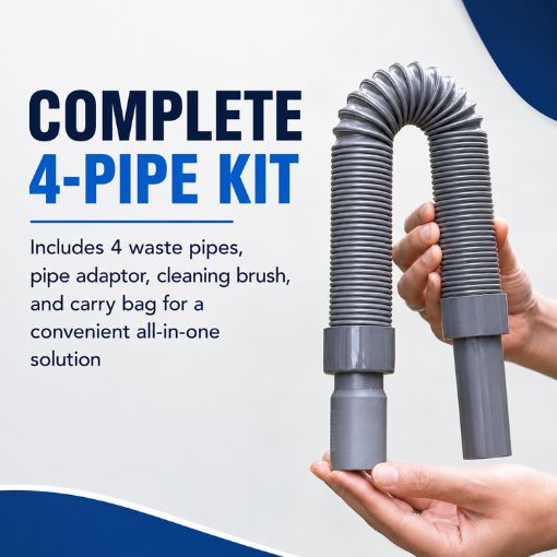 RV Collapsible Waste Pipe System Kit