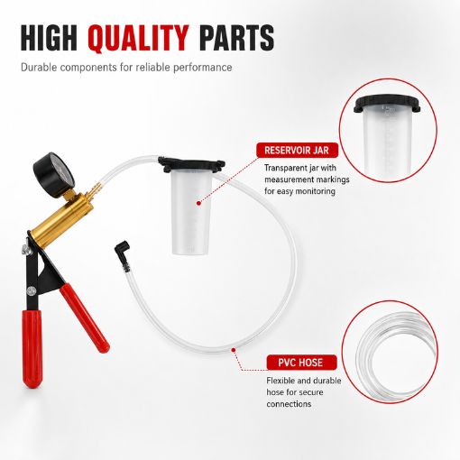Vacuum Pump Brake Bleeder Kit