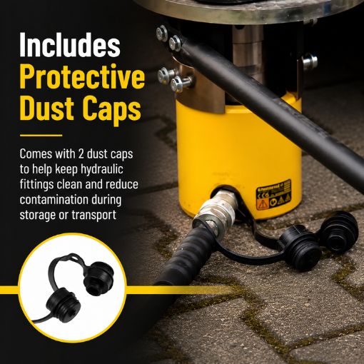 3/8" 10,000 PSI High Pressure Hydraulic Quick Coupler Set