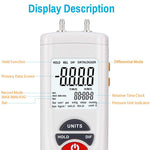 HVAC Digital Manometer Gas Pressure Tester