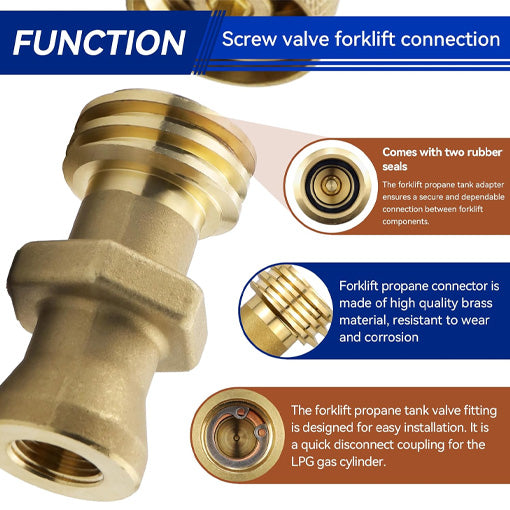 Forklift Propane Tank Connector